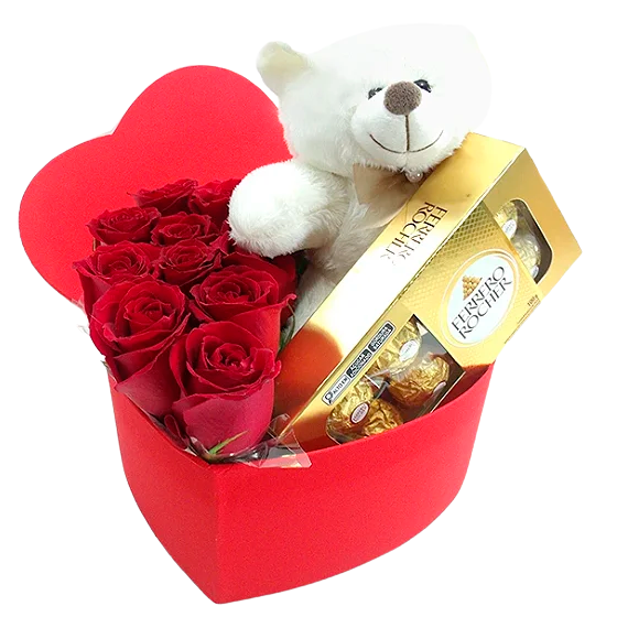Flores com Chocolates